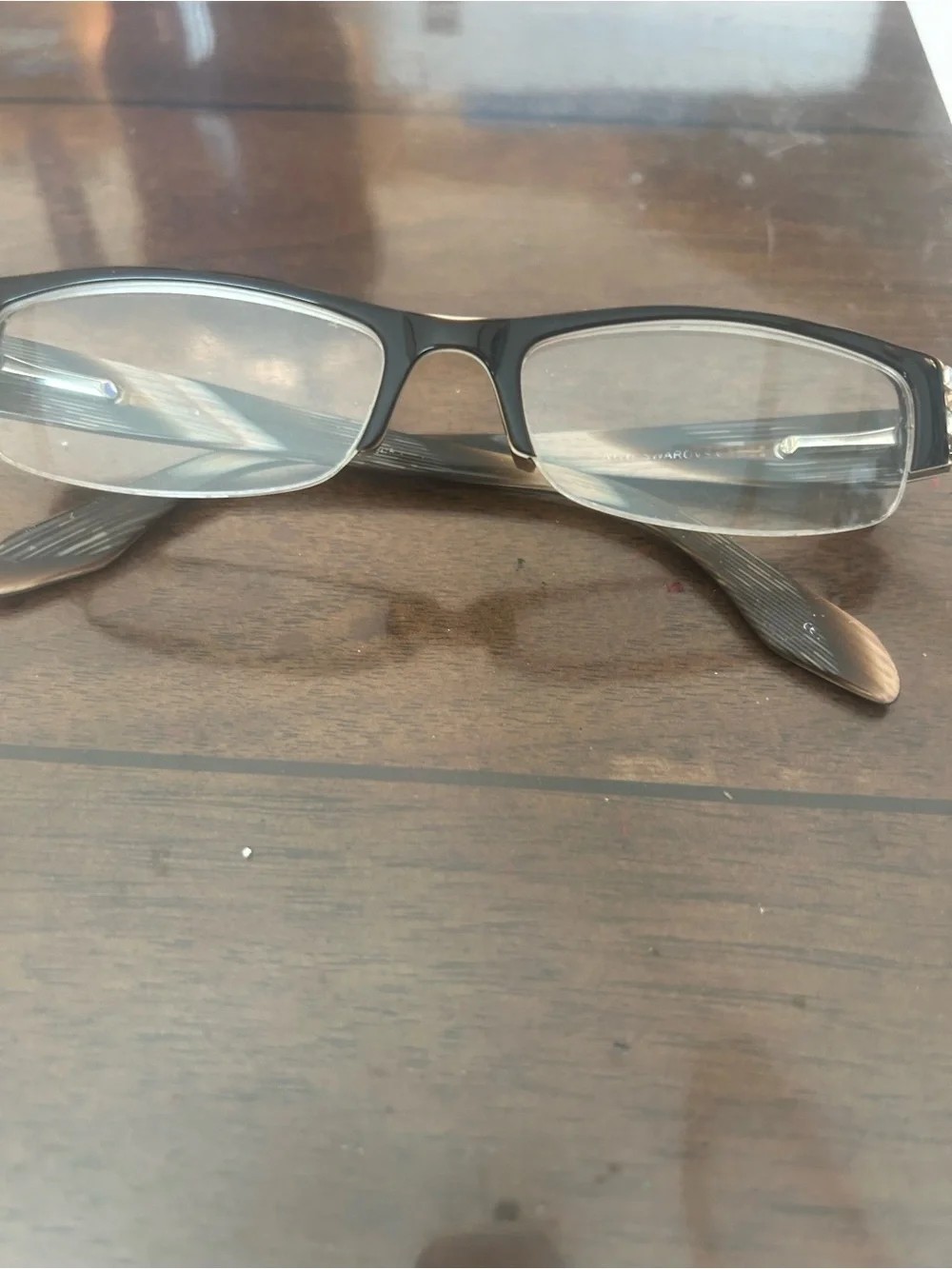 Rectangular Half-Rim Jimmy Crystal 1.00 reading Reading Glasses